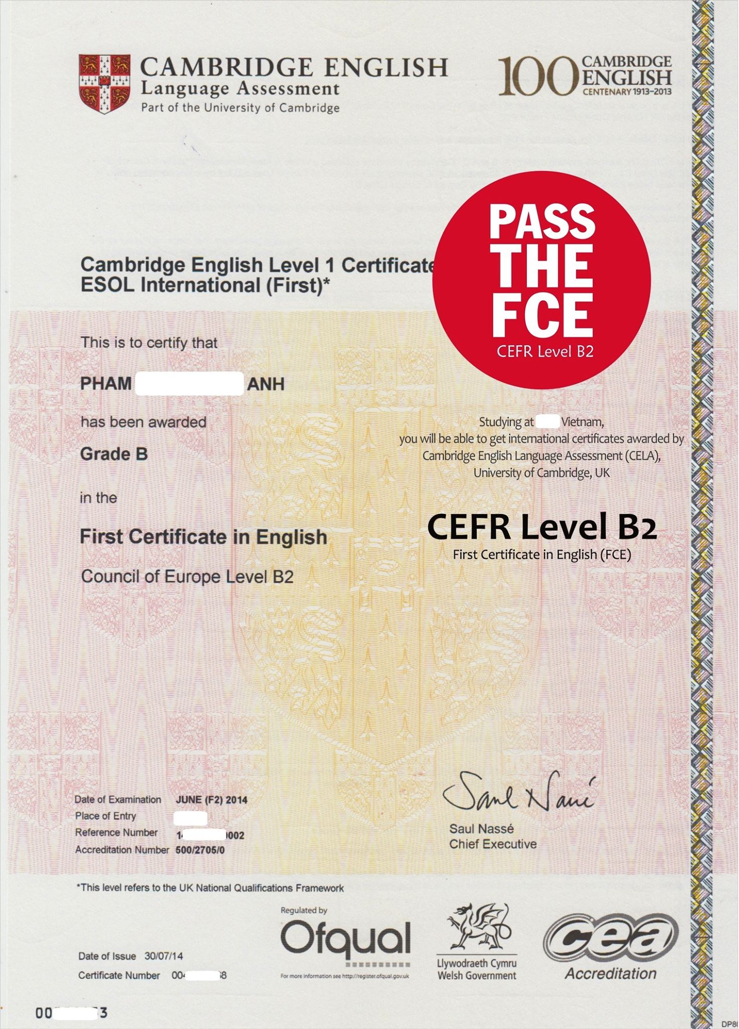 Cambridge English B2 First Fce Best Table 3063