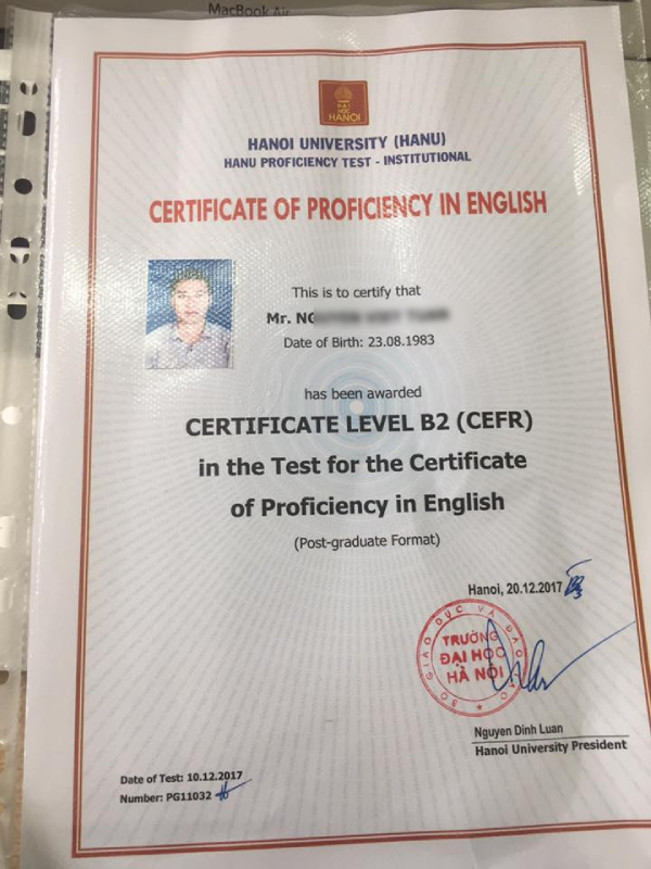 tiếng anh B2 khung Châu Âu là gì