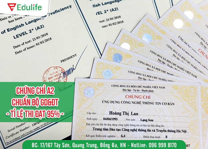 chứng chỉ tiếng anh a2 là gì? thi a2 ở đâu dễ đỗ 2021? - edulife