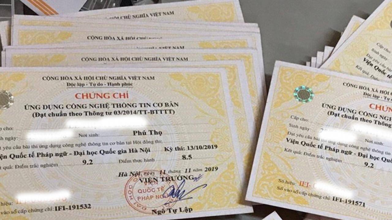 thông tư về chứng chỉ tiếng anh