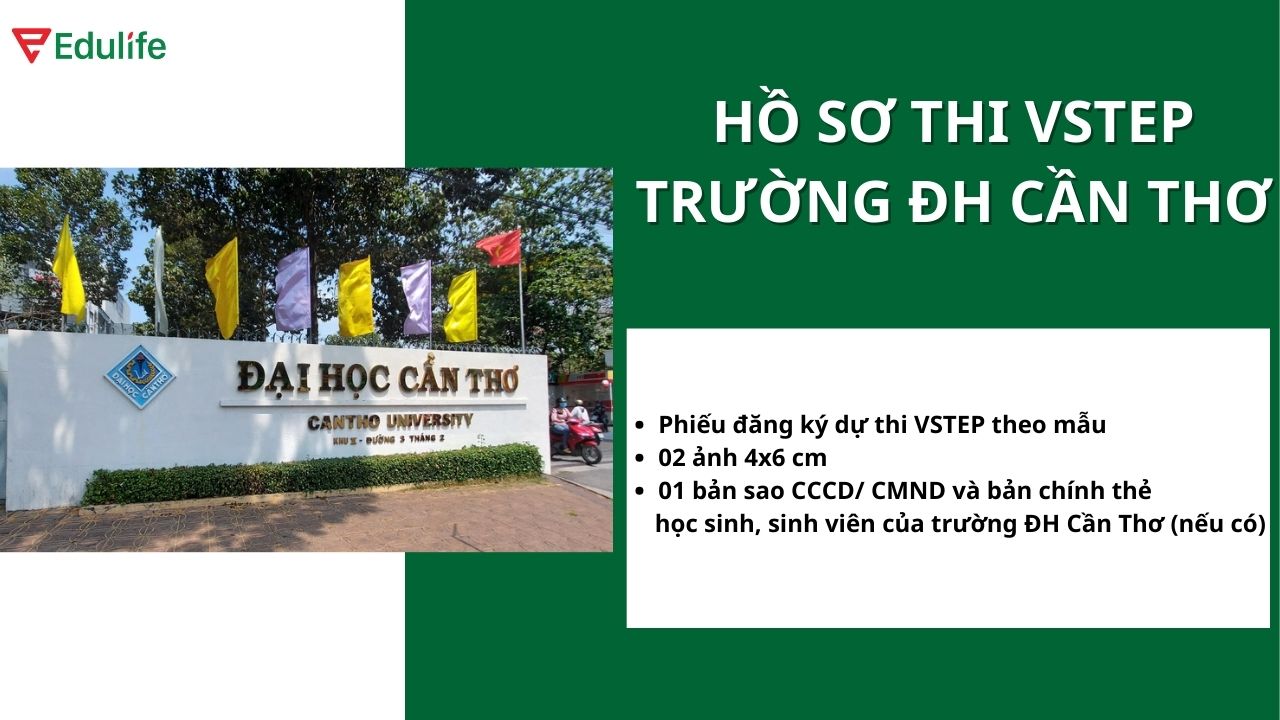 Hồ sơ thi Vstep tại Trường Đại học Cần Thơ