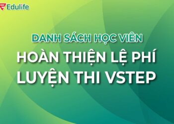Danh sách học viên hoàn thiện học phí luyện thi Vstep