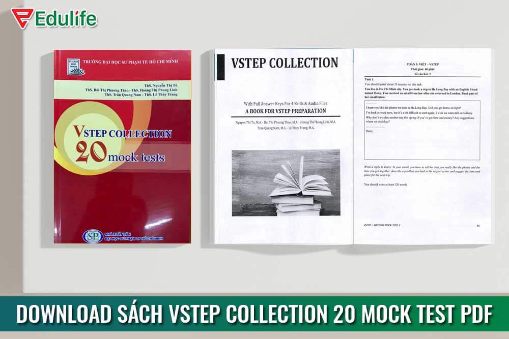 sách Vstep Collection 20 Mock Test PDF