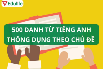 500 danh từ tiếng Anh thông dụng theo 7+ chủ đề hay gặp