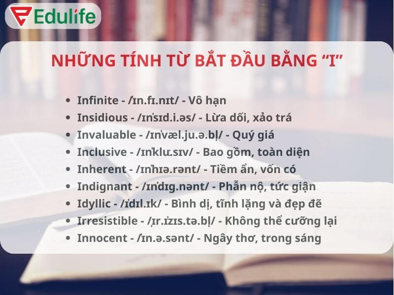 những từ tiếng Anh bắt đầu bằng chữ i