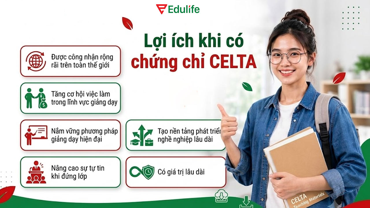 Lợi ích khi có chứng chỉ tiếng anh CELTA
