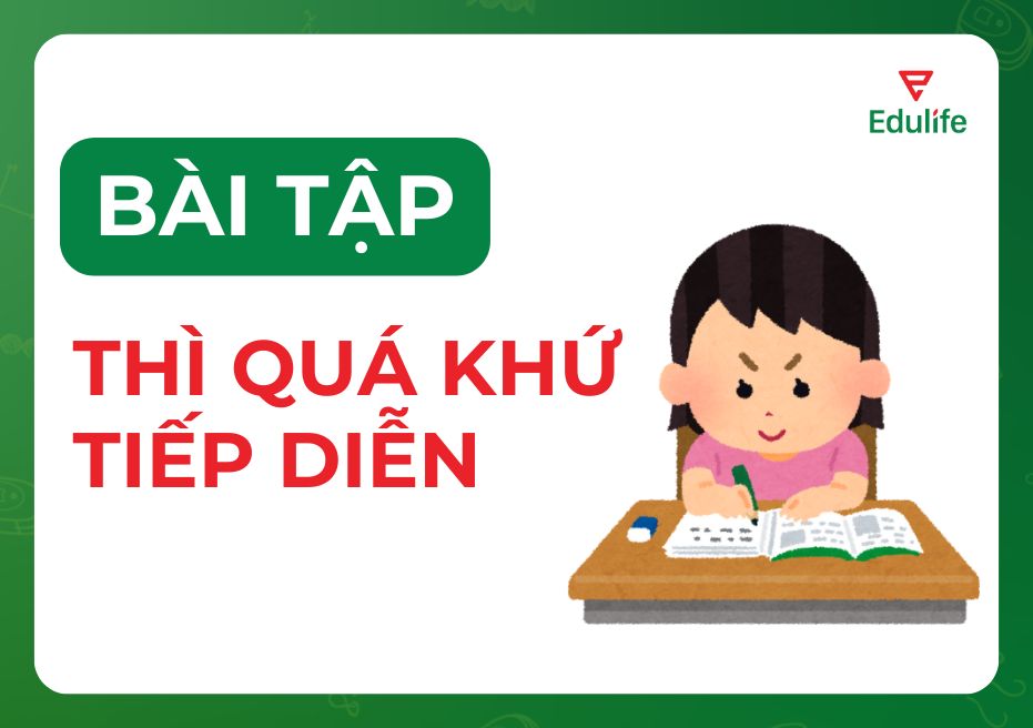 Tổng hợp bài tập thực hành thì quá khứ tiếp diễn