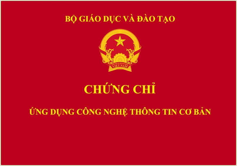 Chứng chỉ Ứng dụng CNTT cơ bản theo Thông tư 03/2014