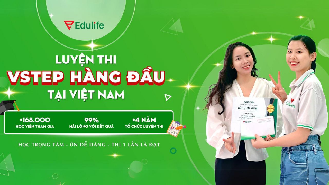 Trung tâm Edulife ôn thi chứng chỉ tiếng anh A2, B1, B2 uy tín tại Bình Thuận 