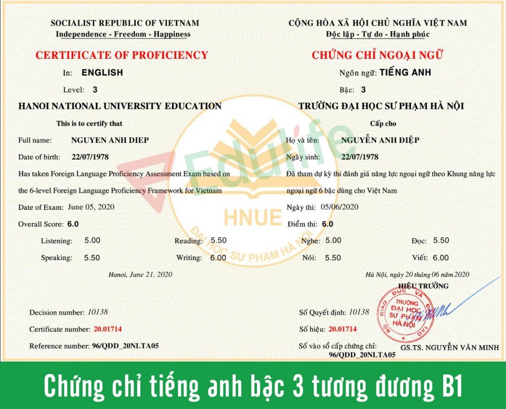 Chứng chỉ tiếng Anh B1 - mở ra nhiều cơ hội hấp dẫn cho người sở hữu