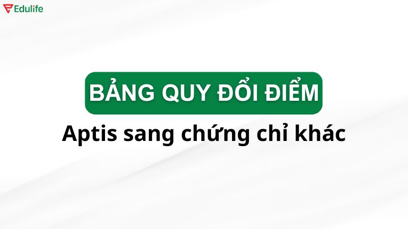 Bảng quy đổi Aptis C1 sang các chứng chỉ khác