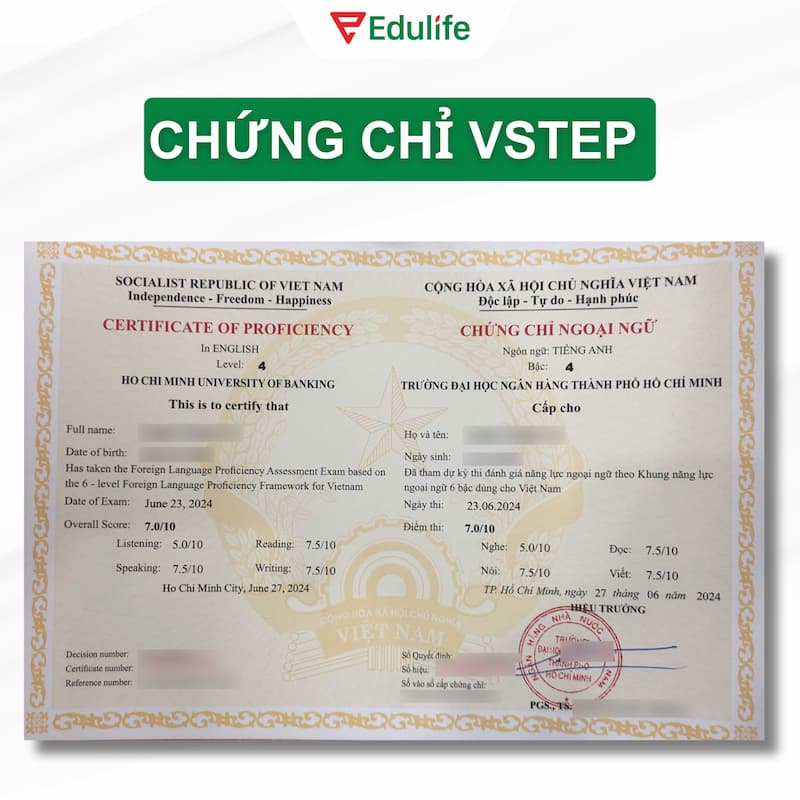 Chứng chỉ Vstep phù hợp với đa số người làm việc trong nước