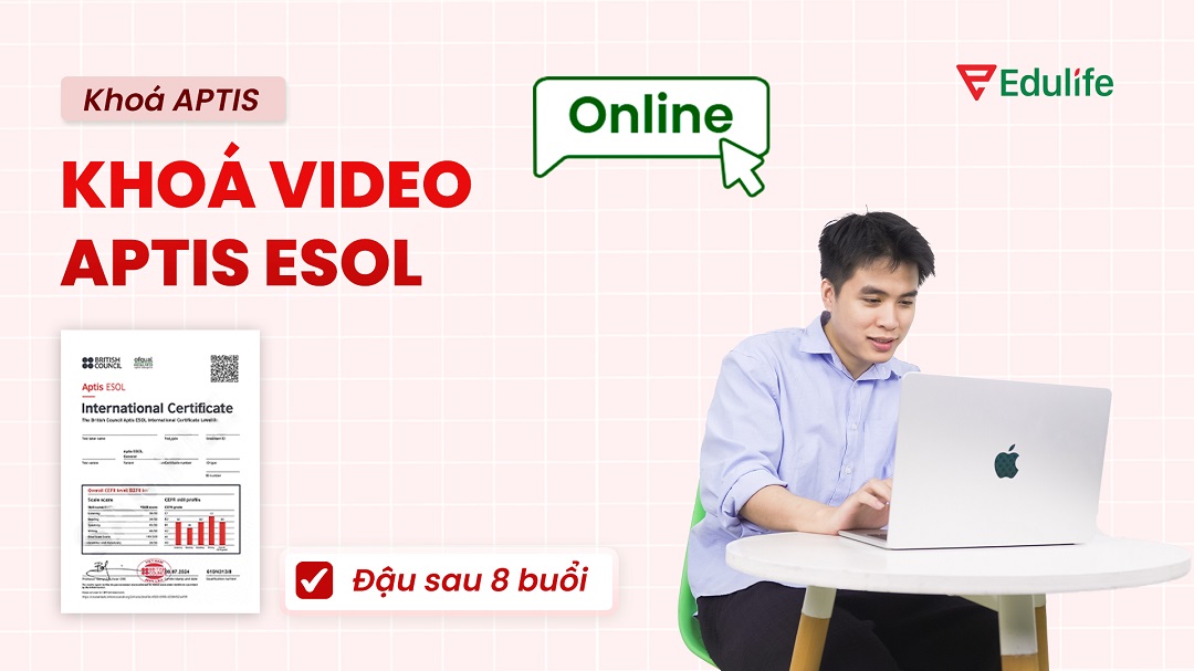 Khóa Video – APTIS ESOL B1/B2/C