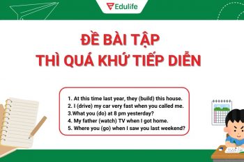 Bài tập thì quá khứ tiếp diễn