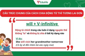Cách chia động từ thì tương lai đơn​