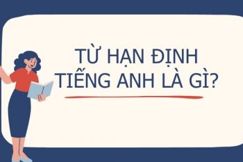 Từ hạn định là gì? Cách sử dụng dễ hiểu khi học tiếng Anh