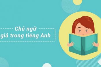 Câu chủ ngữ giả