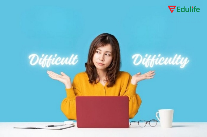 Difficult là một tính từ, difficulty là danh từ