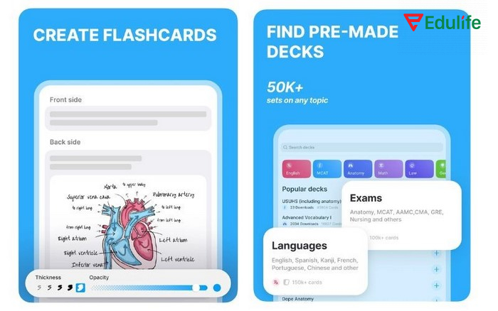 Bạn có thể tạo một bộ thẻ từ vựng cá nhân để học từ vựng bằng Quizlet