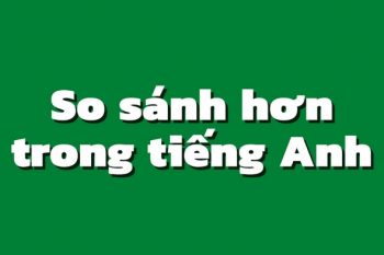 So sánh hơn