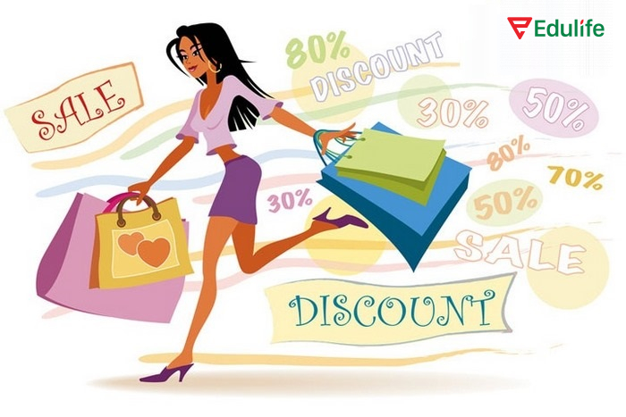 Chủ đề shopping trong tiếng Anh có giảm giá, ưu đãi, khuyến mãi,...