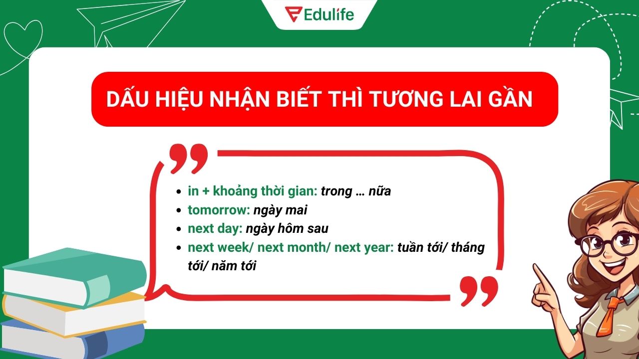 Những dấu hiệu nhận biết thì tương lai gần 