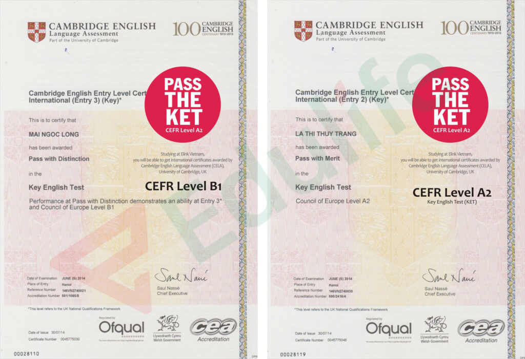 Sách luyện thi bằng tiếng anh A2 cambridge