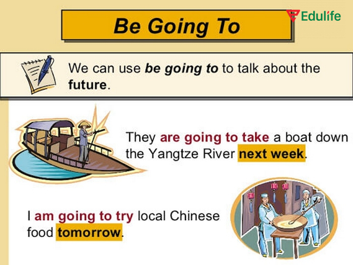 Hãy dùng cấu trúc Be going to khi bạn muốn nói đến kế hoạch cá nhân trong tương lai gần