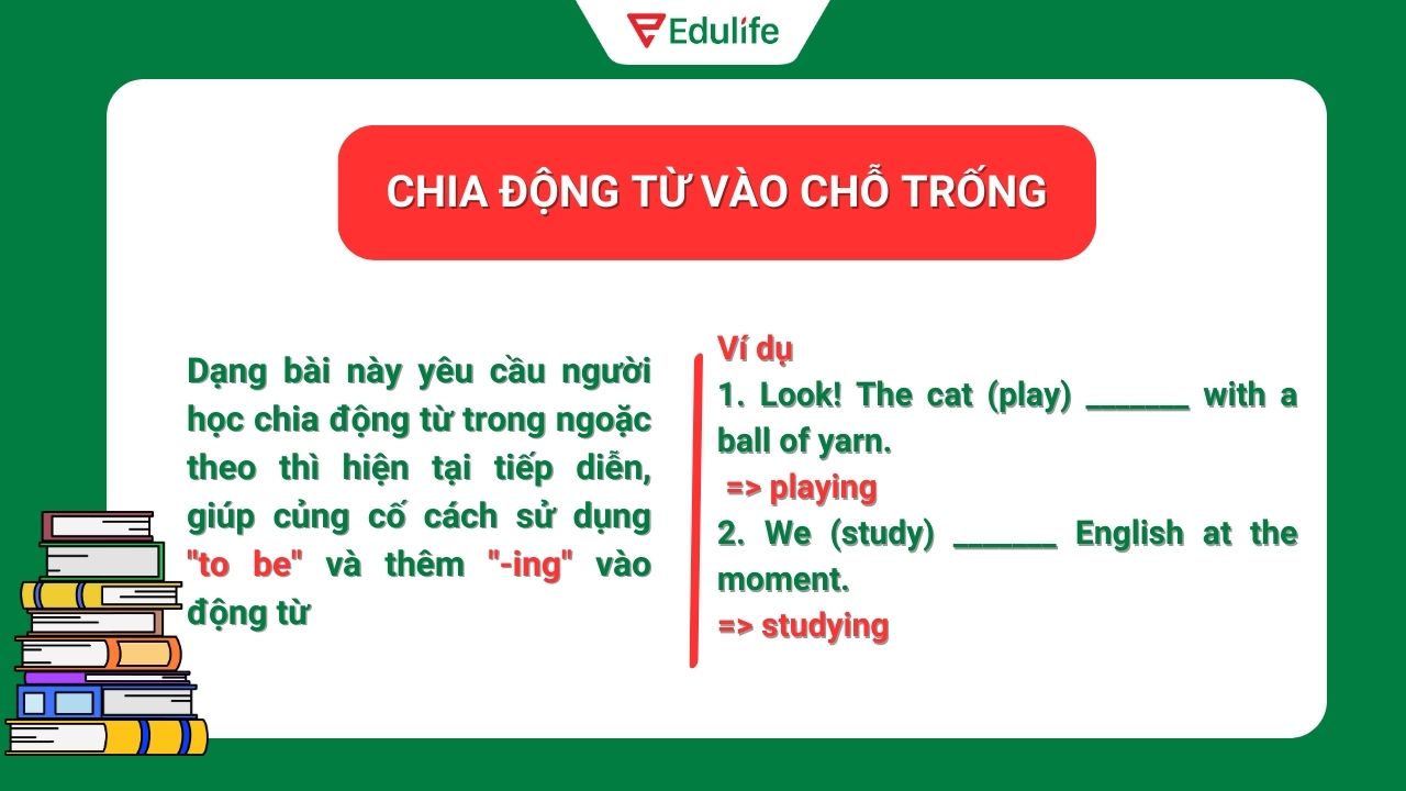 Dạng bài tập chia động từ