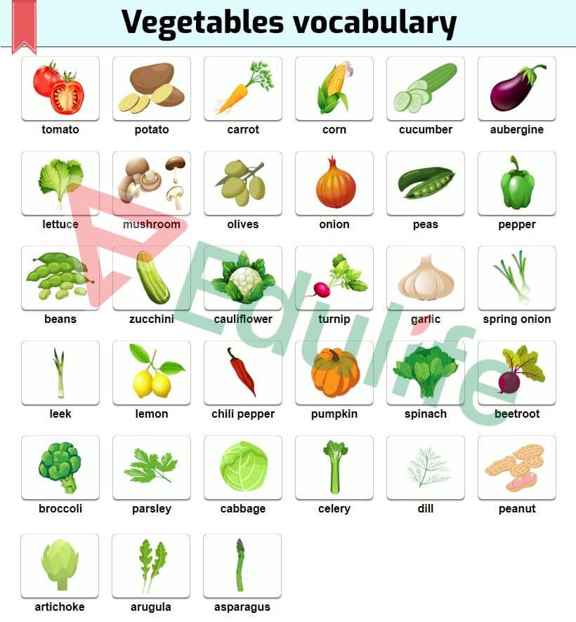 các từ tiếng Anh về đồ ăn