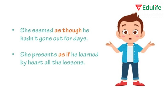 Ví dụ cách dùng As if và As though 4