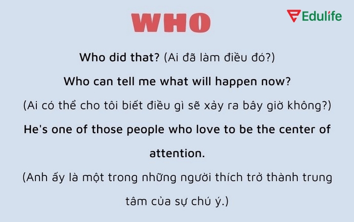 Để hiểu cách dùng who whom whose, trước tiên bạn cần hiểu rõ vai trò của từng từ 