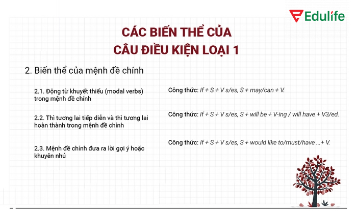 Câu điều kiện loại 1 kết hợp would like to/must/have to/should để đề nghị, yêu cầu, khuyên nhủ lịch sự