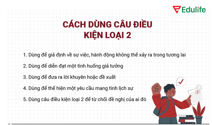 Câu điều kiện loại 2 có thể dùng để từ chối khéo léo một lời mời, yêu cầu lịch sự