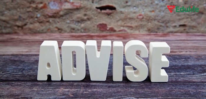 Advise không thêm “s” để sử dụng như danh từ