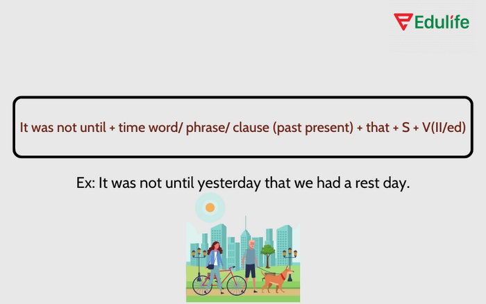 Cấu trúc It was not until ở thì quá khứ nói về một hành động/sự việc trong quá khứ sau một thời gian chờ đợi