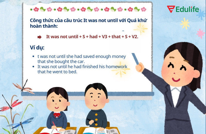 Cấu trúc It was not until dùng ở thì quá khứ hoàn thành