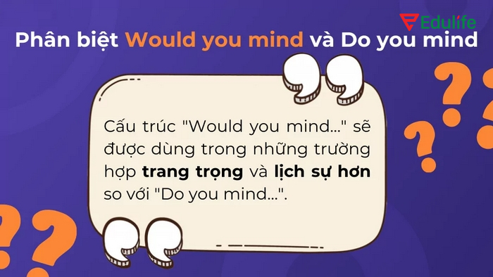 Phân biệt Do you mind với Would you mind để sử dụng đúng ngữ cảnh, đối tượng giao tiếp