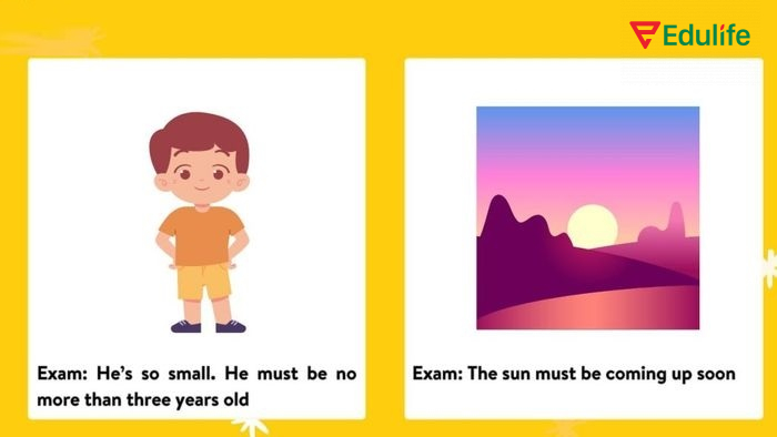 Ví dụ minh họa cách dùng cấu trúc must