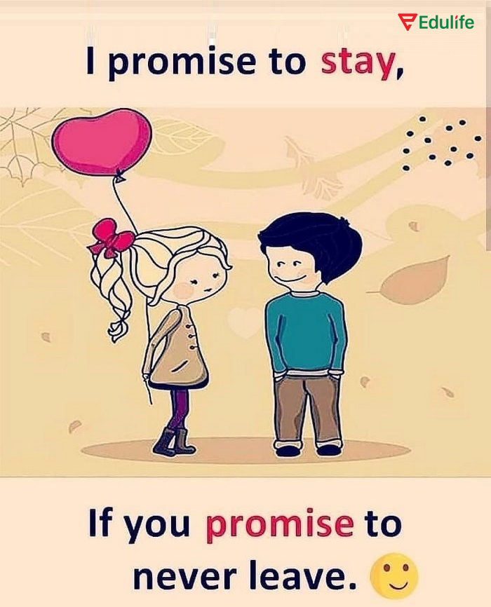 Promise có thể đứng sau chủ ngữ, trước tân ngữ, sau trạng từ