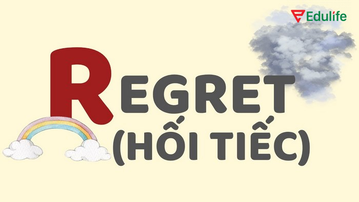 Cấu trúc Regret có ý nghĩa chính là nói về sự hối tiếc