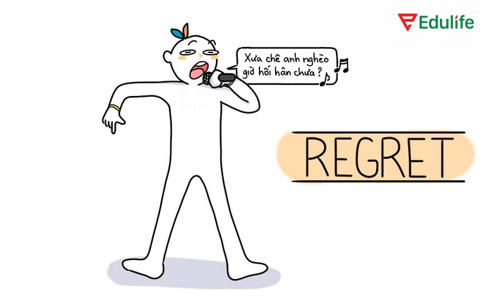 Cấu trúc Regret about khá phổ biến trong giao tiếp hàng ngày, không cần đề cao sự lịch sự