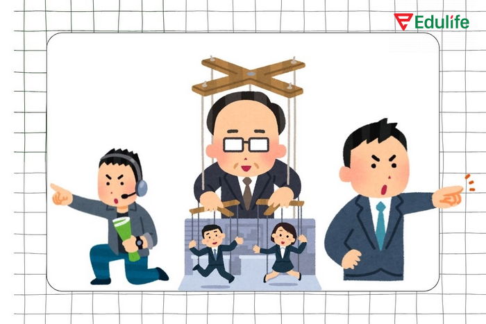 Cấu trúc sai khiến/nhờ vả sử dụng khi chủ ngữ không trực tiếp thực hiện hành động mà muốn nhờ vả, sai khiến người khác