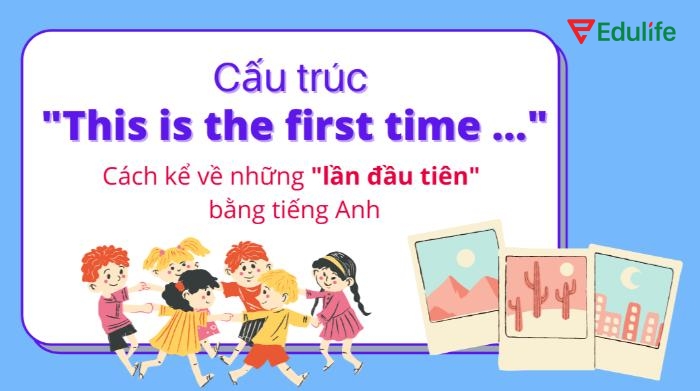 Cấu trúc This is the first time dùng để diễn tả hành động đầu tiên ai đó từng làm tính đến hiện tại, thường đi với thì hiện tại hoàn thành
