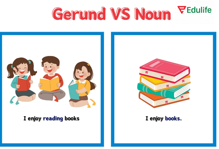 Cấu trúc với Gerund khác với Noun ngay từ bản chất