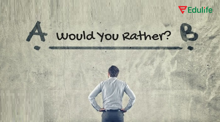 Cấu trúc Would rather diễn tả làm điều gì đó thích hơn (A thích hơn B)
