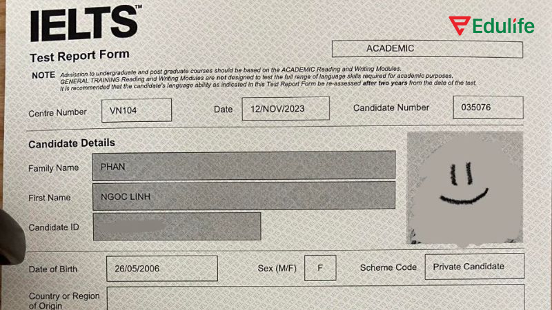 Học viện Ngân hàng chấp nhận chứng chỉ IELTS Academic