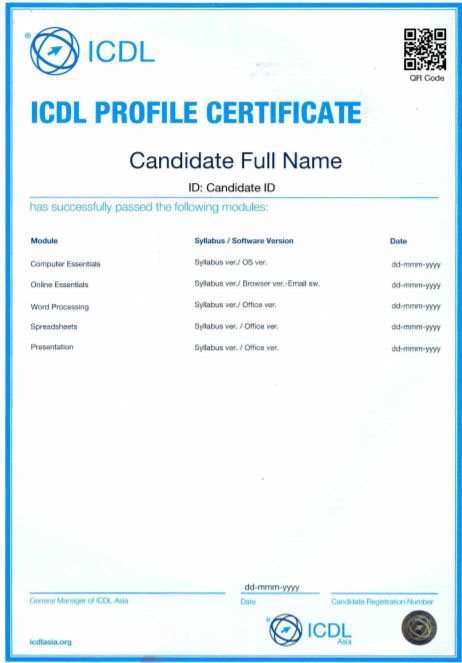 Chứng chỉ ICDL 
