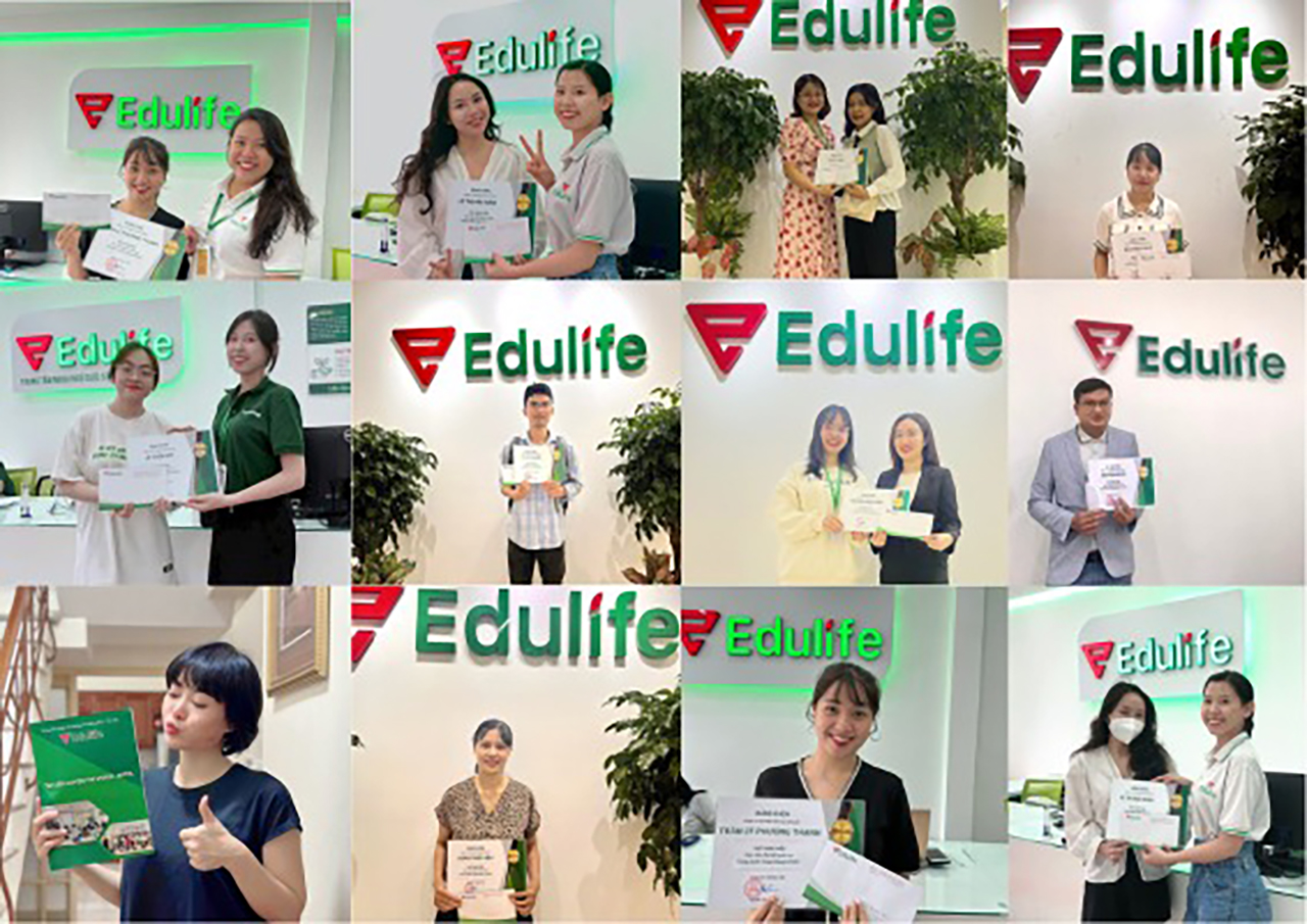 98.08% học viên tại Edulife thi đỗ chứng chỉ ngay từ lần thi đầu tiên