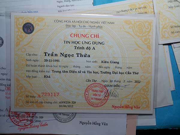 chứng chỉ tin học CTU